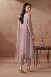 Back view of Zarif MUF-04 SAHEER with sequins embroidery